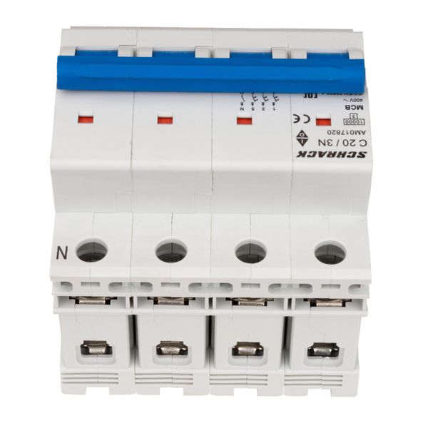 Miniature Circuit Breaker (MCB) AMPARO 10kA, C 20A, 3+N image 6