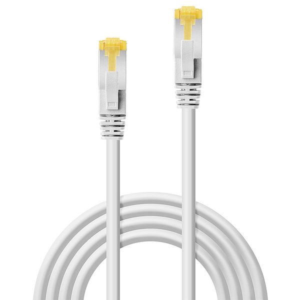 1.5m RJ45 S/FTP LSZH Network Cable, White Cat.6A Plug, Cat.7 raw cable image 2