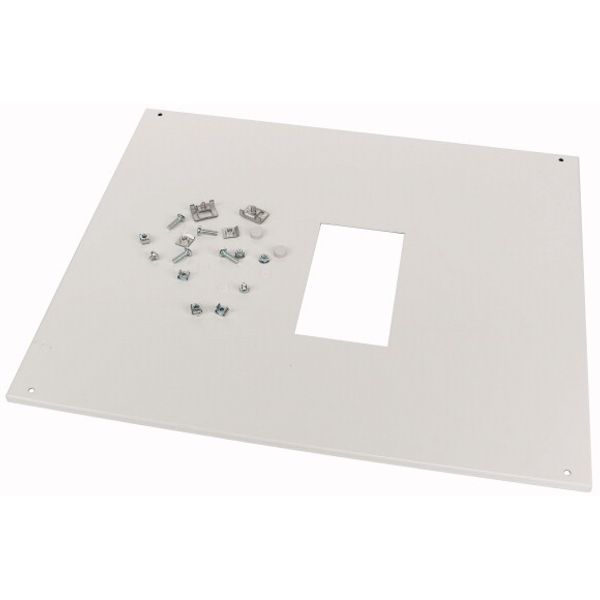 Front cover, +mounting kit, for NZM3, vertical, 4p, HxW=600x600mm, grey image 1