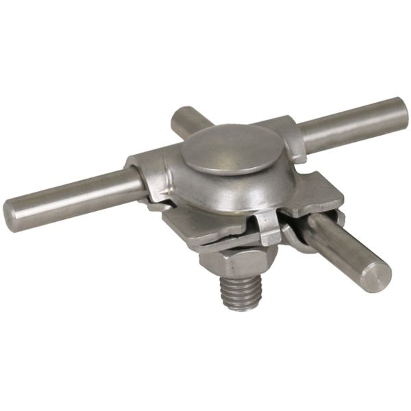 MV clamp with locking lug StSt (V4A) image 1