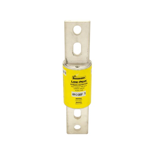 Eaton Bussmann Series KRP-C Fuse, Current-limiting, Time-delay, 600 Vac, 300 Vdc, 1100A, 300 kAIC at 600 Vac, 100 kAIC Vdc, Class L, Bolted blade end X bolted blade end, 1700, 2.5, Inch, Non Indicating, 4 S at 500% image 15