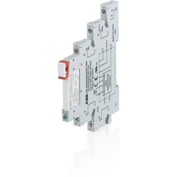 CR-S220/240VADC1SS Socket 1c/o, A1-A2=220-240VAC/DC, 250VAC image 1