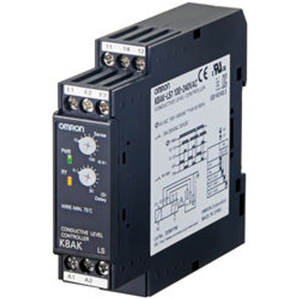 Monitoring relay 22.5 mm wide, Conductive level control for liquid, 10 image 4