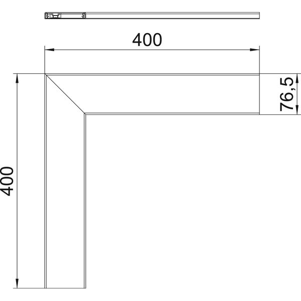 GA-OTFRW Cover for flat angle 12x76,5x400 image 2