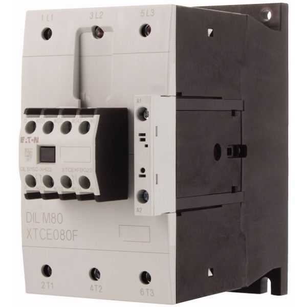 Contactor, 380 V 400 V 37 kW, 2 N/O, 2 NC, 230 V 50/60 Hz, AC operation, Screw terminals image 3