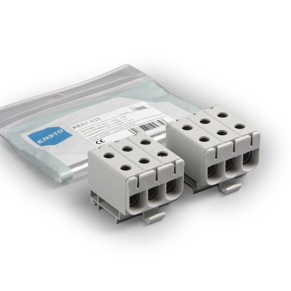 Support for busbars For two 2x10mm busbars, joint image 3