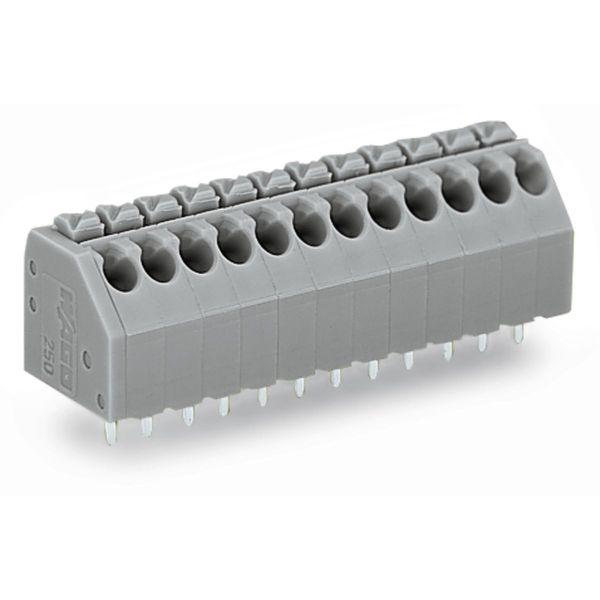 PCB terminal block push-button 1.5 mm² gray image 3