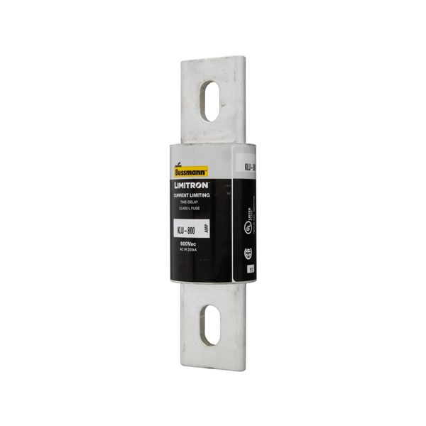 Eaton Bussmann Series KLU Fuse, Current-limiting, Time Delay, 600V, 800A, 200 kAIC at 600 Vac, Class L, Bolted blade end X bolted blade end, Bolt, 2.5, Inch, Carton: 1,  Non Indicating, 5 S at 500% image 10