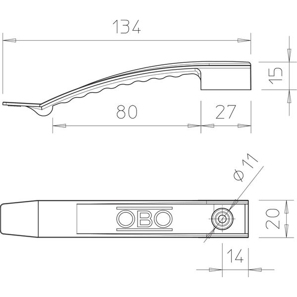 2032 AS Pressure clip connectable 1x8 NYM3x1,5 image 2