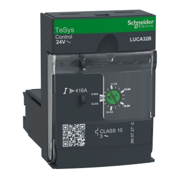 Standard control unit, TeSys Ultra, 8-32A, 3P motors, thermal magnetic protection, class 10, coil 24V AC image 5