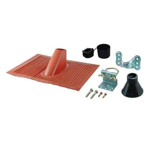 ZTS 48ro Mast-Mont.Set 48 mm brick red image 1