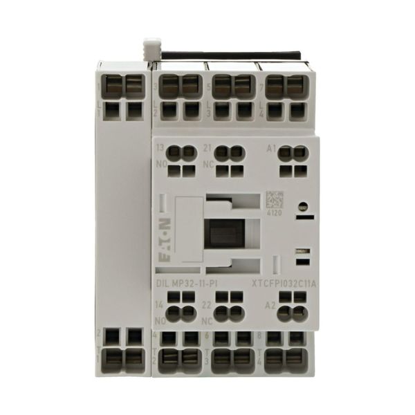 Contactor, 4 pole, AC operation, AC-1: 32 A, 1 N/O, 1 NC, 220 V 50/60 Hz, Push in terminals image 5