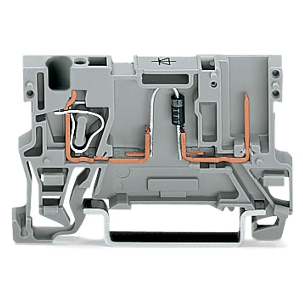 1-conductor/1-pin component carrier terminal block with diode 1N4007 a image 2