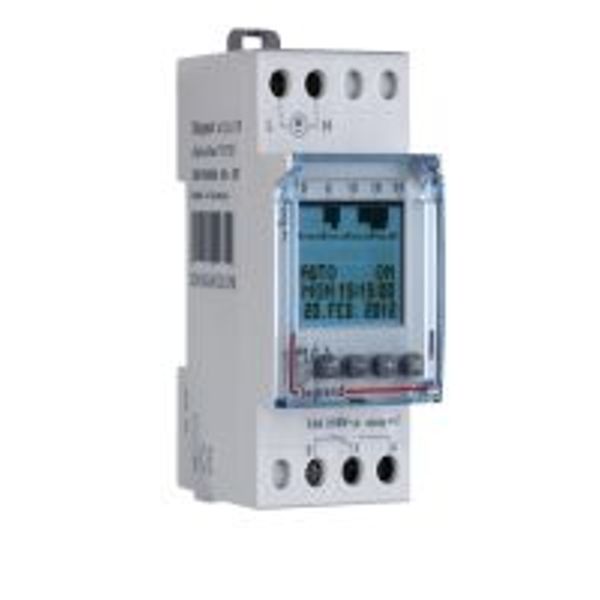 Programmable time switch digital disp. -24V~ -multifunction 56 prog. -1 output image 1