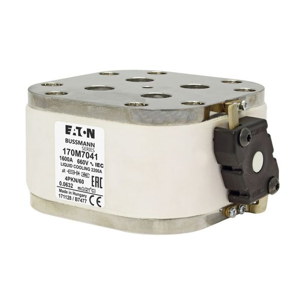 Fuse-link, high speed, 3000 A, AC 500 V, size 4, 120 x 105 x 64 mm, aR, IEC, single indicator image 13