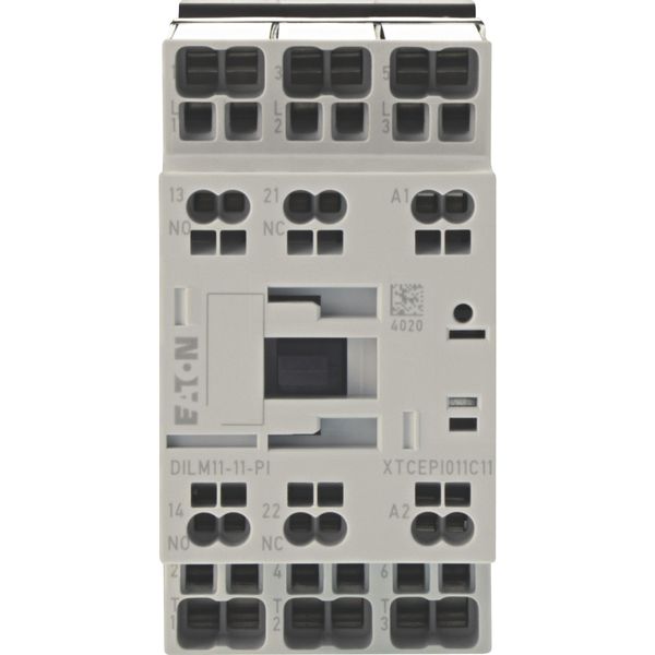 Contactor, 3 pole, 380 V 400 V 5 kW, 1 N/O, 1 NC, 220 V 50/60 Hz, AC operation, Push in terminals image 20