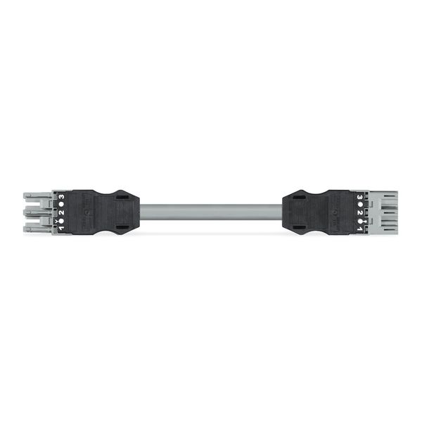 pre-assembled interconnecting cable;Eca;Socket/plug;gray image 1