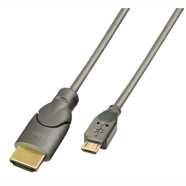 MHL to HDMI connection cable, 0.5m Show content stored on your smartphone on an MHL compatible HDTV image 1