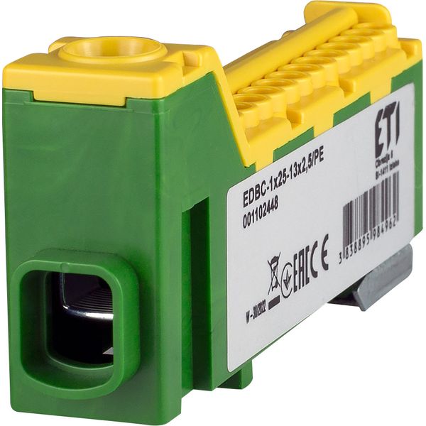 Distribution block, EDBC-1x25-13x2,5/PE image 1