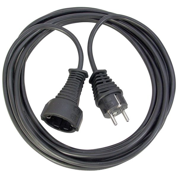 Quality plastic extension cable 3m black H05VV-F 3G1,5 image 1
