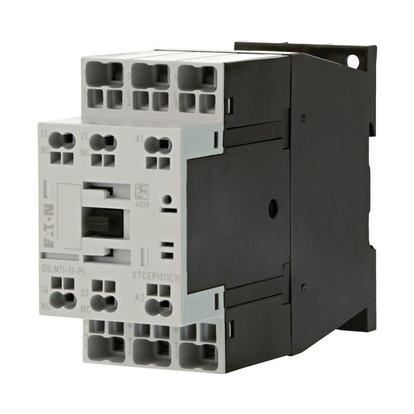 Contactor, 3 pole, 380 V 400 V 5 kW, 1 N/O, 1 NC, 220 V 50/60 Hz, AC operation, Push in terminals image 15