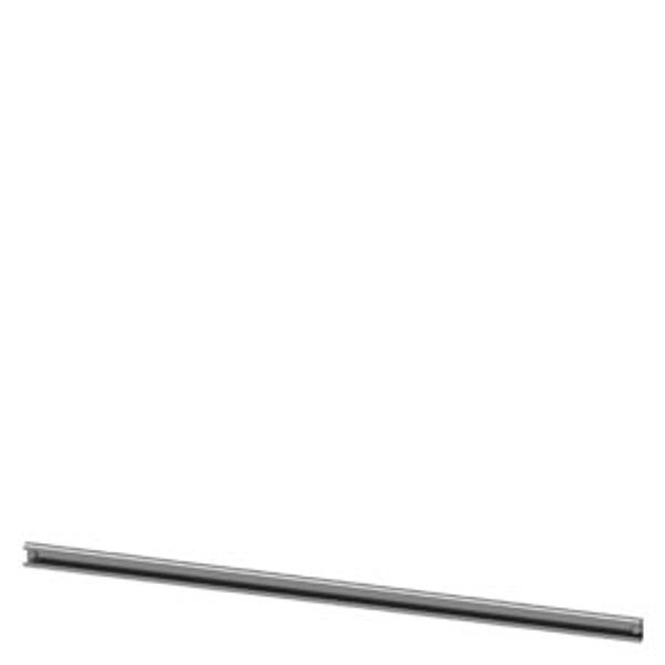 Cable clamping rail, profile C30x15mm, W: 800 mm, 1 pack=5 units image 1