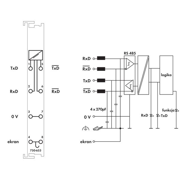 RS-485 Serial Interface 9600 baud None light gray image 5