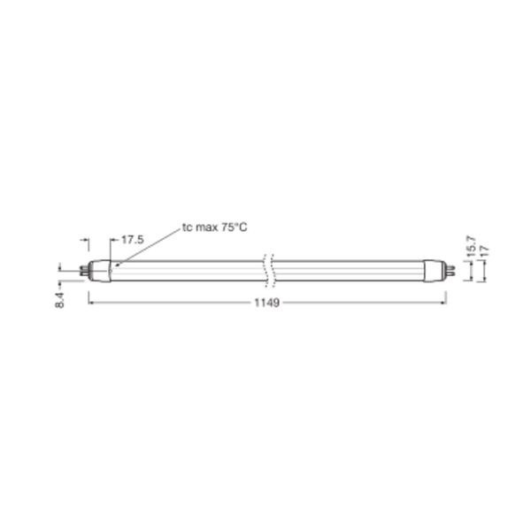 LED TUBE T5 EXTERNAL P 1149 mm 26W 840 image 8