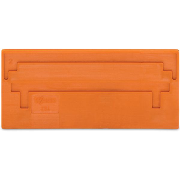 Separator plate 2 mm thick oversized orange image 3