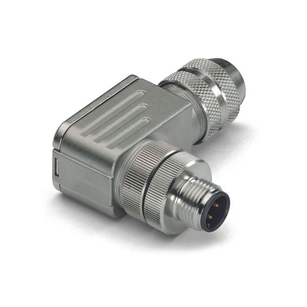 Accessories M12 plug, right angle 4-pole image 1