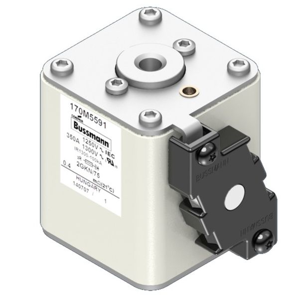 Fuse-link, high speed, 450 A, AC 690 V, size 2, 61 x 77 x 135 mm, aR, IEC, UL, no indicator, 90 mm centres image 2