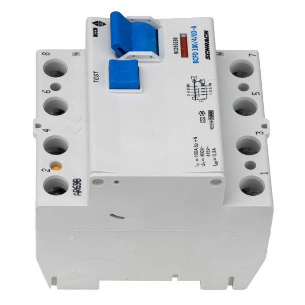 Residual current circuit breaker, 100A, 4-p, 300mA, type A image 5