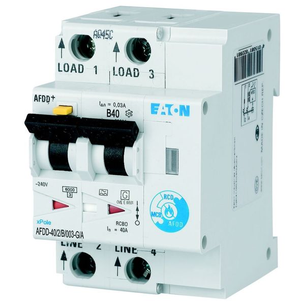 Arc Fault Detection Device, 2p, B, 40 A, 30 mA, type G/A image 18