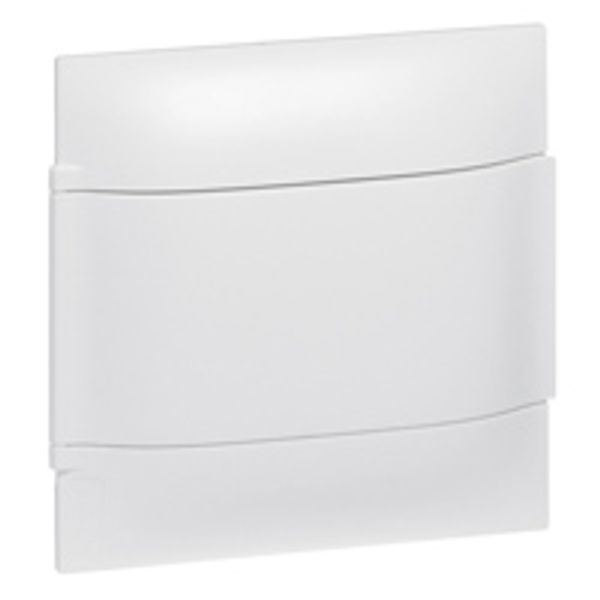 LEGRAND 1X4M FLUSH CABINET WHITE DOOR WITHOUT TERMINAL BLOCK FOR MASONRY WALL image 1