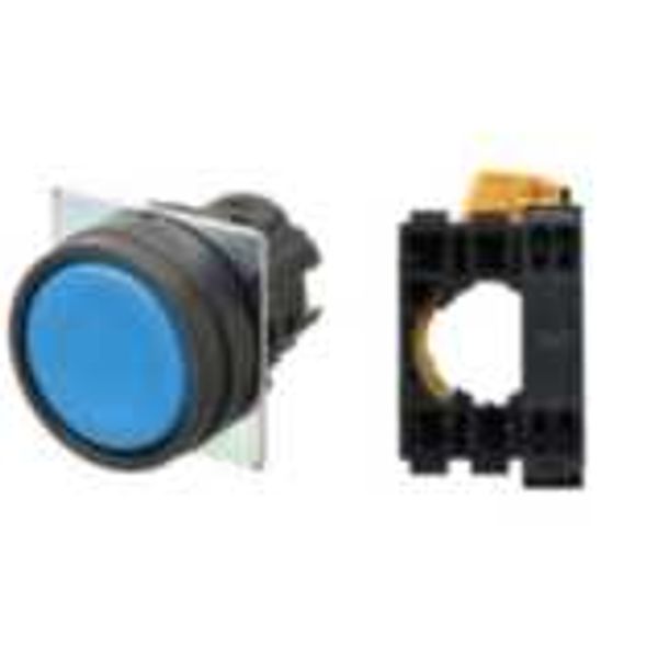 Pushbutton A22NN Ã˜22, bezel plastic, FLAT, MOMENTARY, CAP COLOR Opaque A2215037B image 3