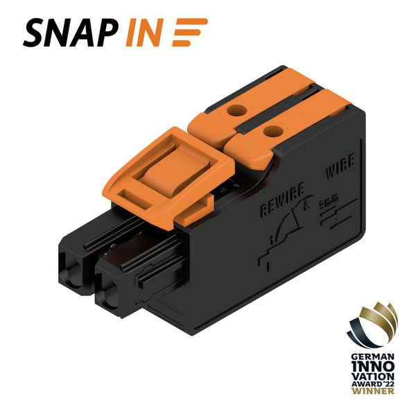 PCB plug-in connector (wire connection), 5.00 mm, Number of poles: 2,  image 2