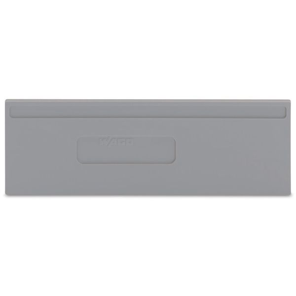 Separator plate 2 mm thick oversized gray image 1