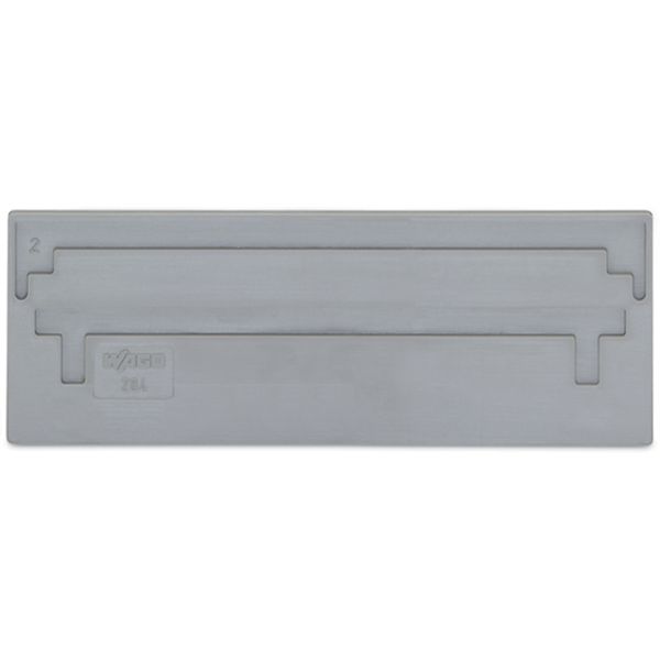 Separator plate 2 mm thick oversized gray image 3