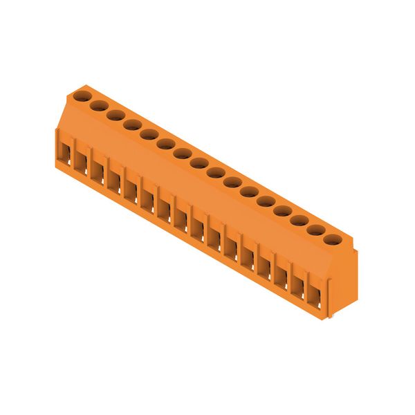 PCB terminal, 5.00 mm, Number of poles: 16, Conductor outlet direction image 4