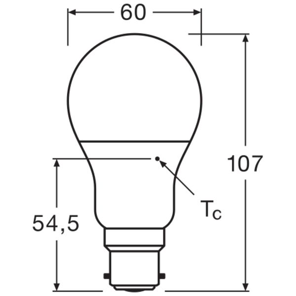 LED CLASSIC A P 8.5W 827 Frosted B22d image 7