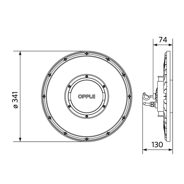 LEDHighbay-P5 80W-DALI+BLE2-840-N image 3