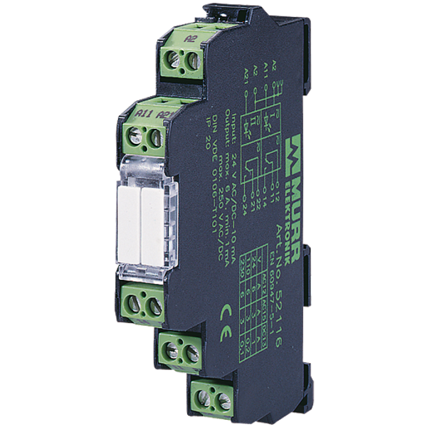 MIRO 12.4 24VDC-2U OUTPUT RELAY IN: 24 VDC - OUT: 250 VAC/DC / 6 A image 1