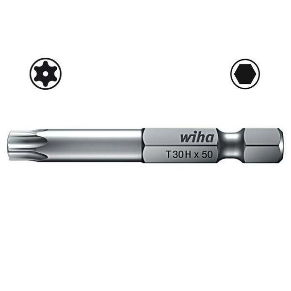 WIHA Lange Standaard bit TORX E 6,3 7045ZTR T20Hx90 (1 stuks) image 3