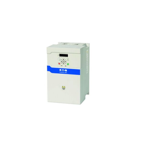 Variable frequency drive, 230 V AC, 3-phase, 48 A, 11 kW, IP20/NEMA0, 7-digital display assembly, Setpoint potentiometer, Brake chopper, FS4 image 1