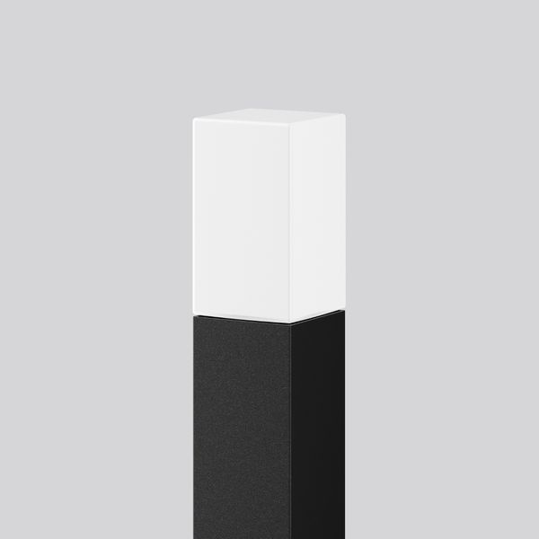 MEGA SQUARE, anthracite, on/off Bollards, L 120 B 120 H 800, Opal glas image 2