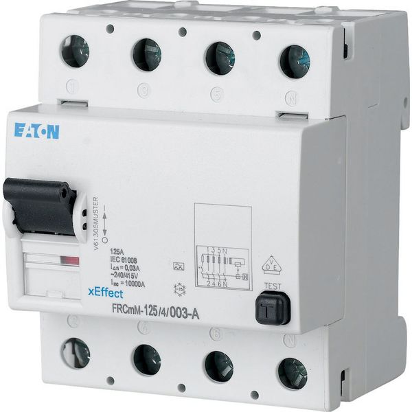 Residual current circuit breaker (RCCB), 125A, 4p, 300mA, type AC image 1