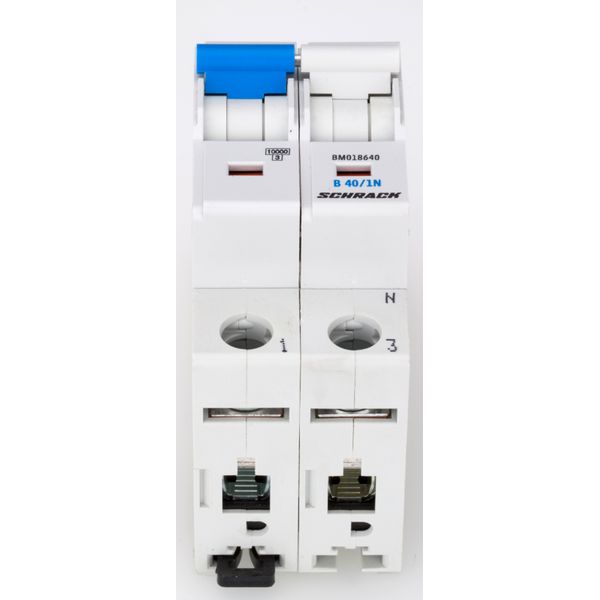 Miniature Circuit Breaker (MCB) B40/1+N, 10kA image 1