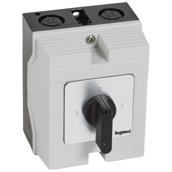 Cam switch - 3-way switch with off - PR 12 - 1P - 16 A - box 96x120 mm image 1