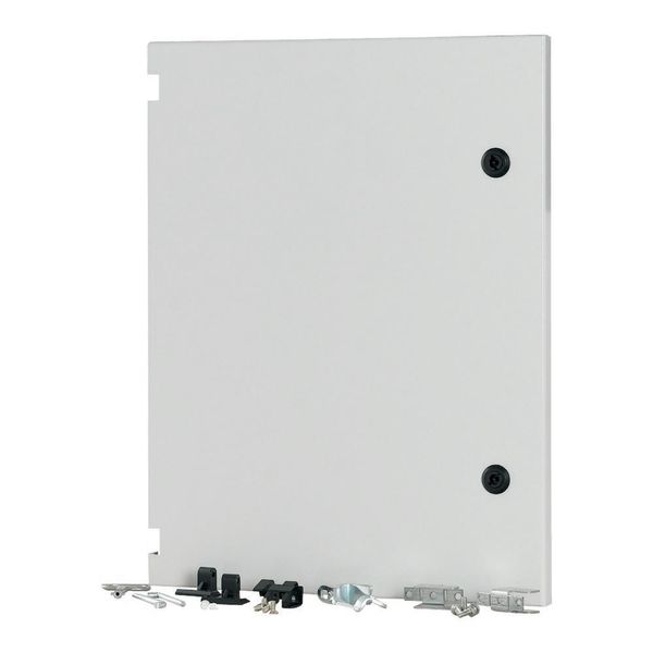 Section wide door, closed, HxW=550x425mm, IP55, grey image 2