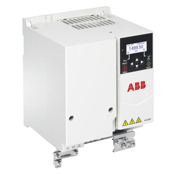 LV AC machinery drive module, IEC: Pn 5.5 kW, 25.0 A, 230 V, UL: Pld 7.5 Hp, 24.2 A, 208 V (ACS180-04S-25A0-2) image 2